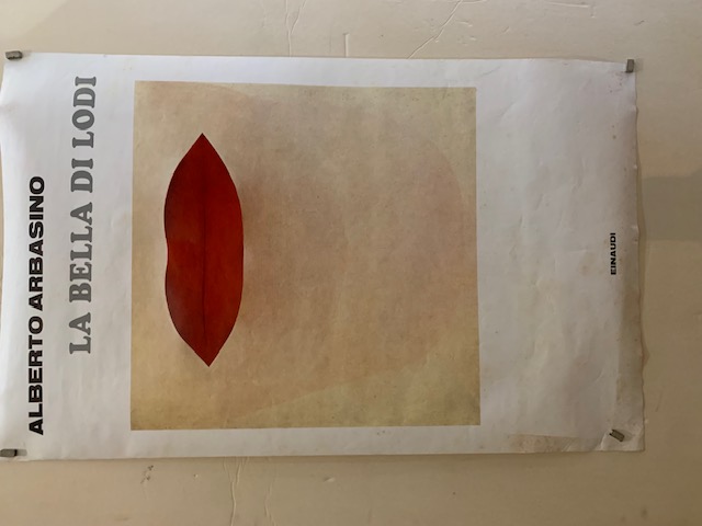 Alberto Arbasino. La bella di Lodi. (Poster originale Einaudi)